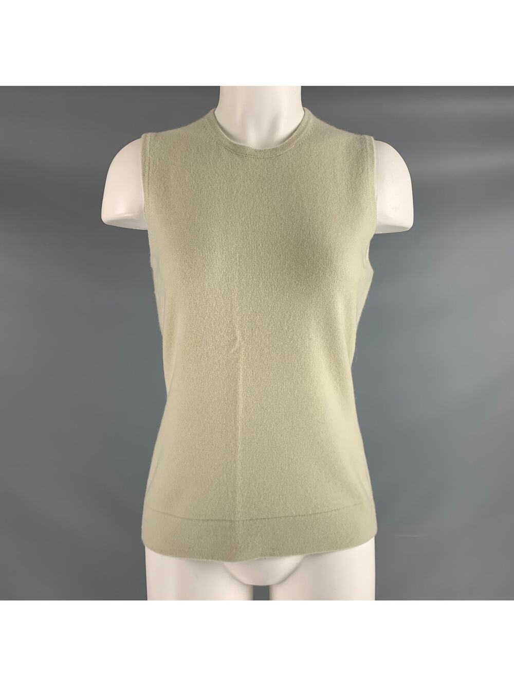 TSE Size M Green Sage Sleeveless Casual Top